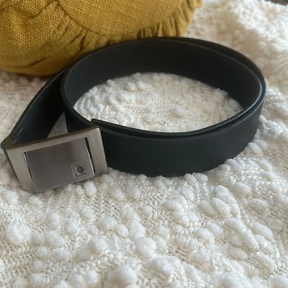 Kenneth Cole Black Leather Belt 38